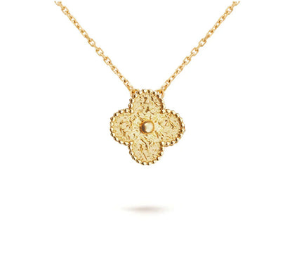[KELA]15MM CLOVER FLOWER PENDANT NECKLACE COLLECTION