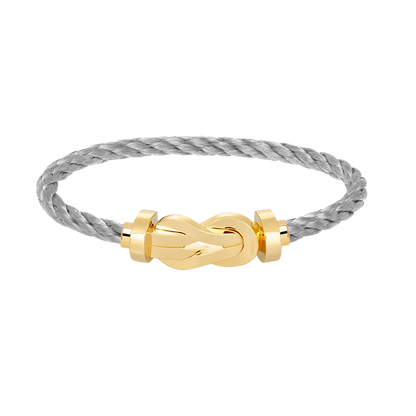[KELA]LARGE 8-FIGURE BUCKLE BRACELET - GOLD