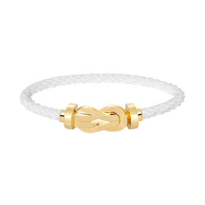 [KELA]LARGE 8-FIGURE BUCKLE BRACELET - GOLD