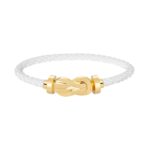 [KELA]LARGE 8-FIGURE BUCKLE BRACELET - GOLD