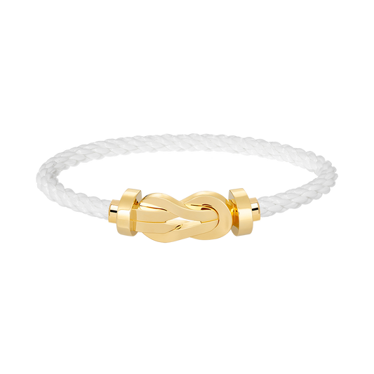 [KELA]LARGE 8-FIGURE BUCKLE BRACELET - GOLD