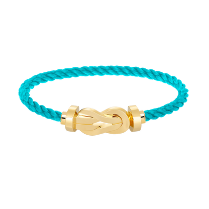 [KELA]LARGE 8-FIGURE BUCKLE BRACELET - GOLD
