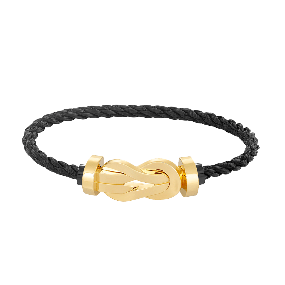 [KELA]LARGE 8-FIGURE BUCKLE BRACELET - GOLD
