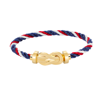 [KELA]LARGE 8-FIGURE BUCKLE BRACELET - GOLD
