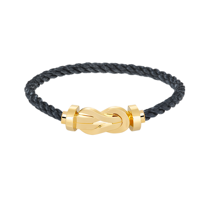 [KELA]LARGE 8-FIGURE BUCKLE BRACELET - GOLD