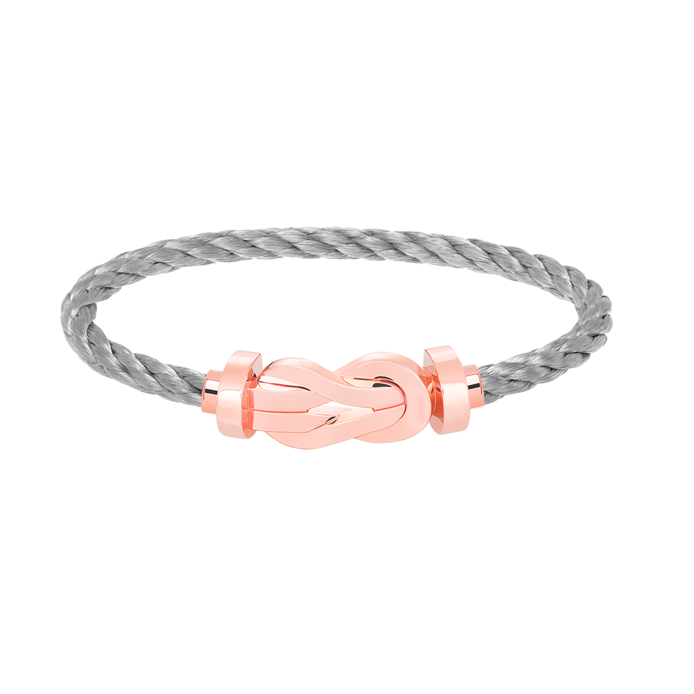 [KELA]LARGE 8-FIGURE BUCKLE BRACELET - ROSE GOLD