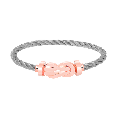 [KELA]LARGE 8-FIGURE BUCKLE BRACELET - ROSE GOLD
