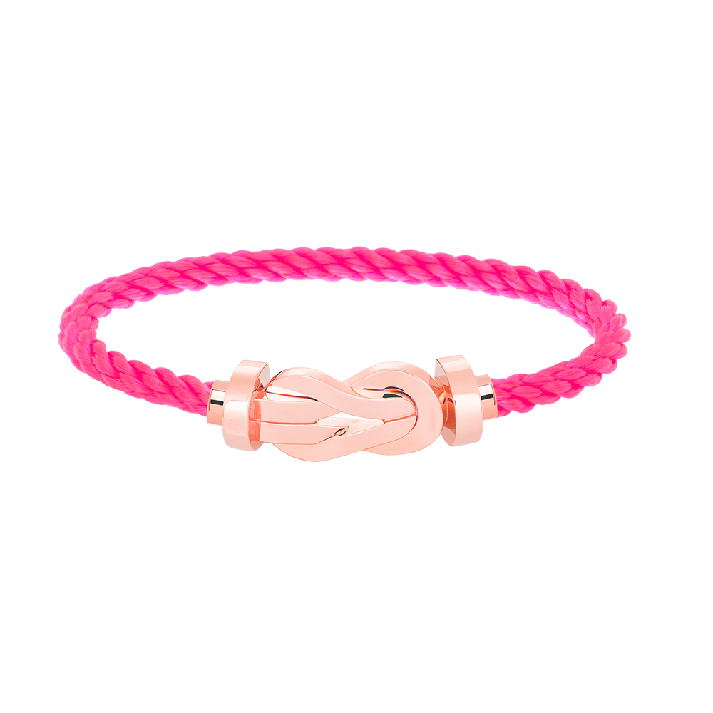 [KELA]LARGE 8-FIGURE BUCKLE BRACELET - ROSE GOLD