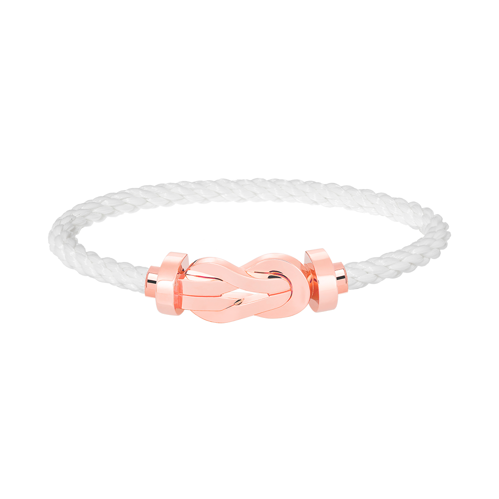 [KELA]LARGE 8-FIGURE BUCKLE BRACELET - ROSE GOLD