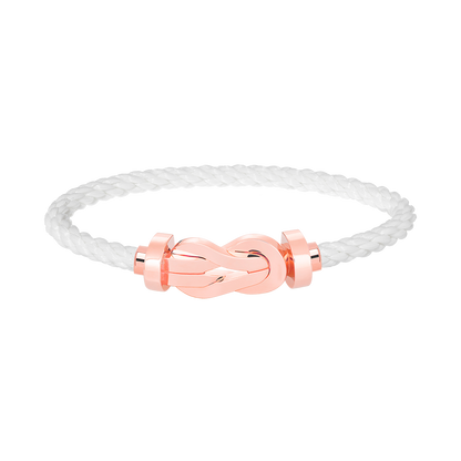 [KELA]LARGE 8-FIGURE BUCKLE BRACELET - ROSE GOLD