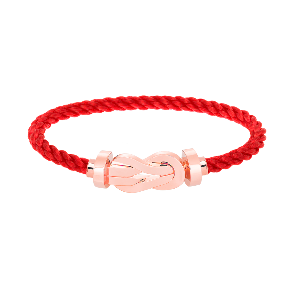 [KELA]LARGE 8-FIGURE BUCKLE BRACELET - ROSE GOLD