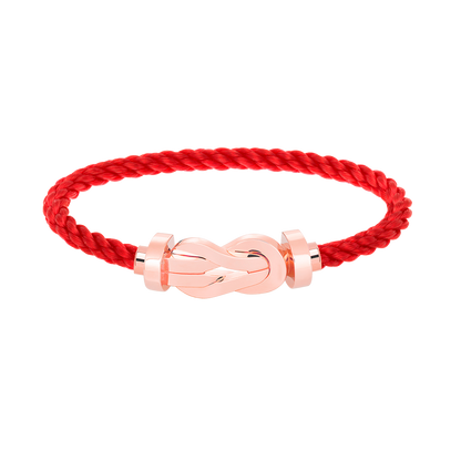 [KELA]LARGE 8-FIGURE BUCKLE BRACELET - ROSE GOLD