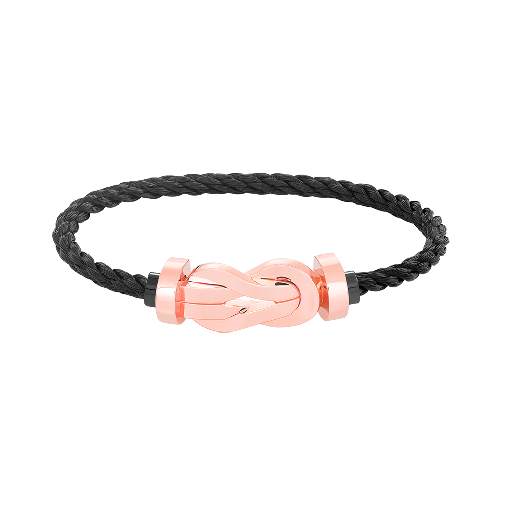 [KELA]LARGE 8-FIGURE BUCKLE BRACELET - ROSE GOLD