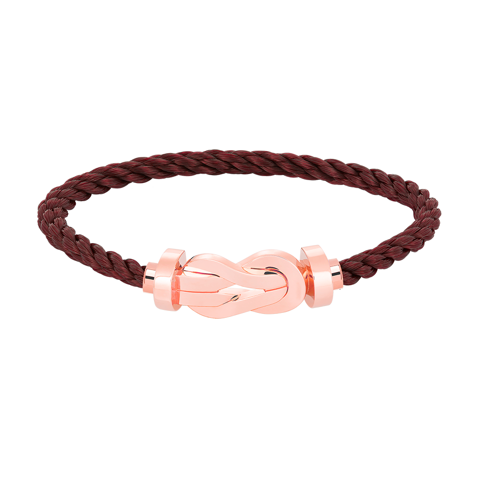 [KELA]LARGE 8-FIGURE BUCKLE BRACELET - ROSE GOLD