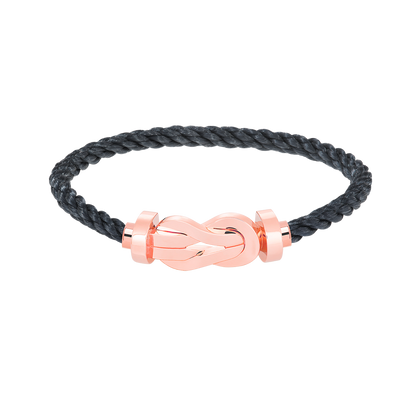 [KELA]LARGE 8-FIGURE BUCKLE BRACELET - ROSE GOLD