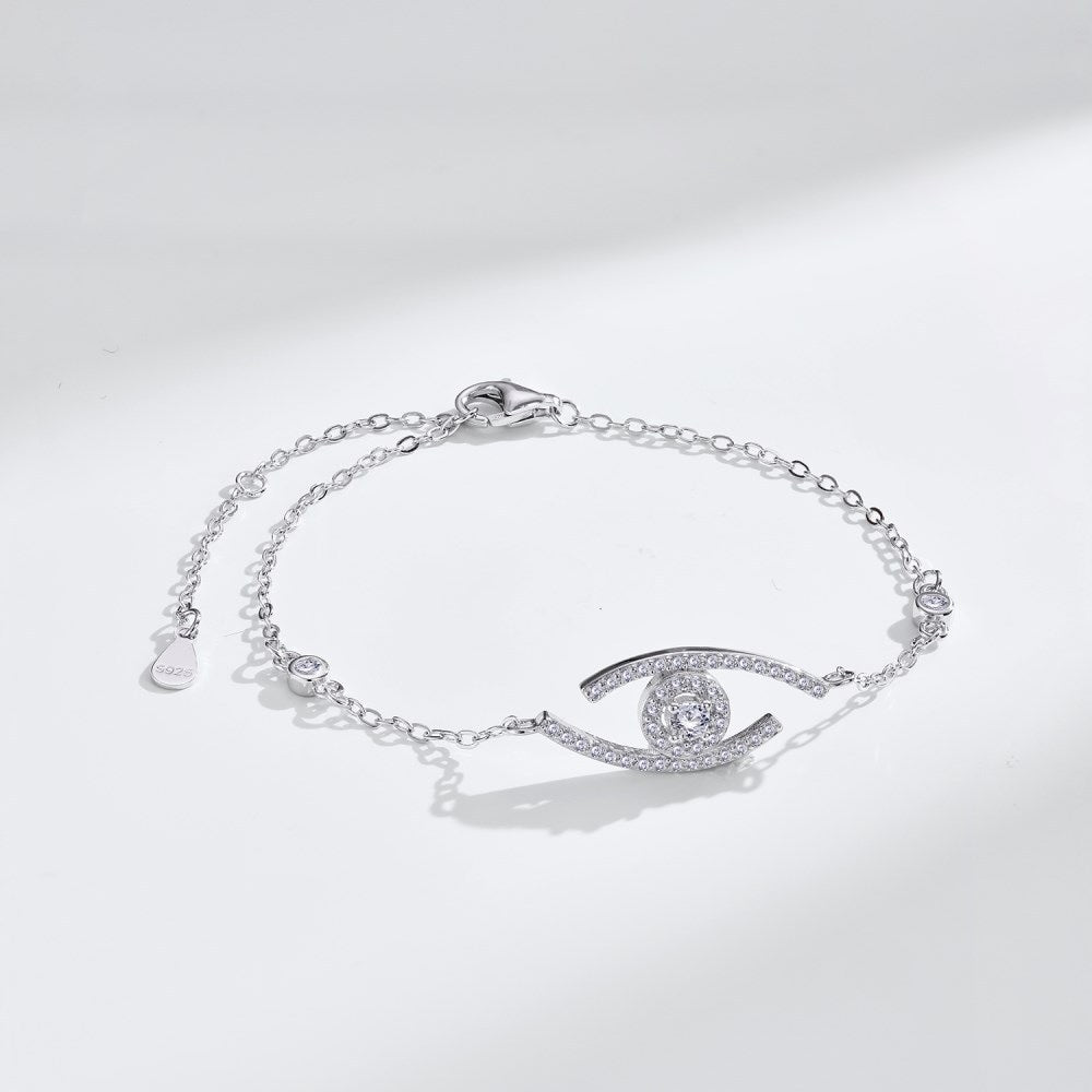 [KELA]LUCKY EYE PAVÉ-SET DIAMOND BRACELET
