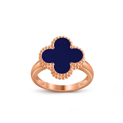 [KELA]LUCKY CLOVER VINTAGE ROSE GOLD RING COLLECTION