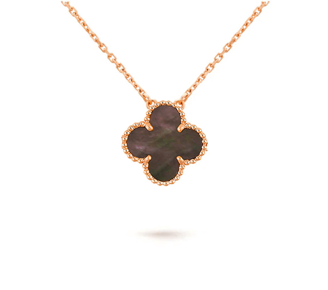[KELA]15MM CLOVER FLOWER PENDANT NECKLACE COLLECTION