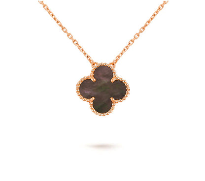 [KELA]15MM CLOVER FLOWER PENDANT NECKLACE COLLECTION