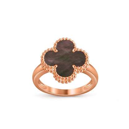 [KELA]LUCKY CLOVER VINTAGE ROSE GOLD RING COLLECTION