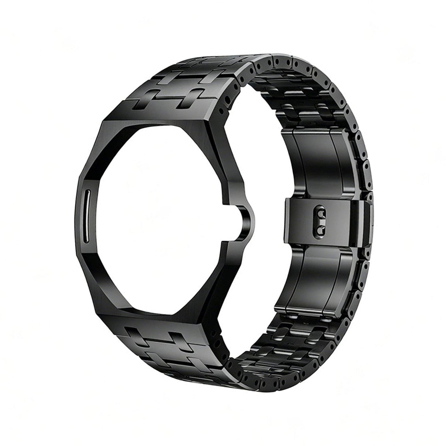 [KELA]OAK POP BLACK STEEL CASE & SILICONE STRAP