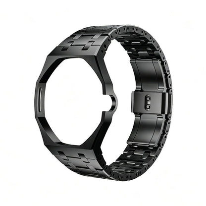 [KELA]OAK POP BLACK STEEL CASE & SILICONE STRAP