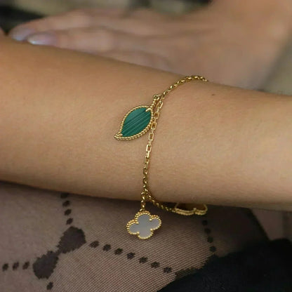 [KELA]LUCKY NATURE MULTI-CHARM BRACELET