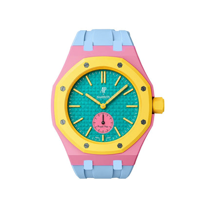 [KELA]Royal Oak Pop Exclusive Bioceramic Case & Silicone Strap Mix Color