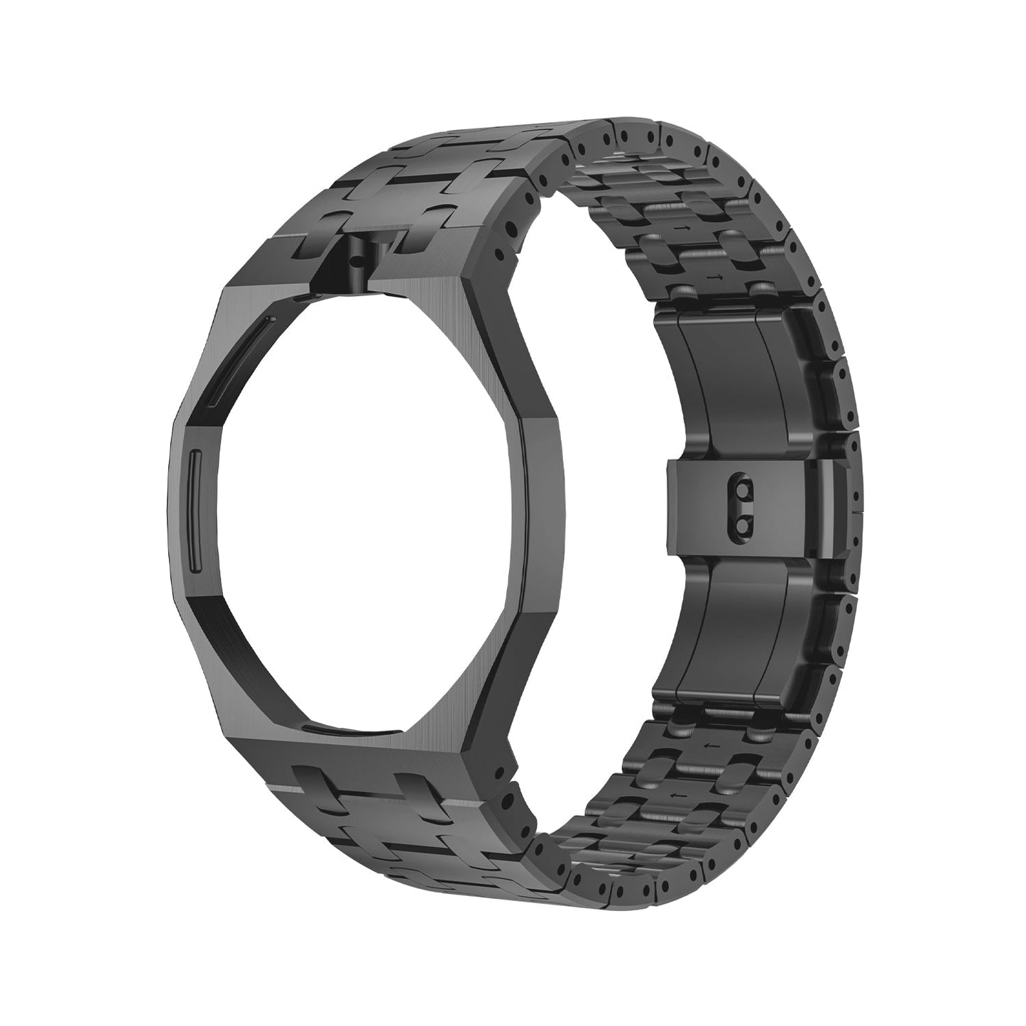 [KELA]OAK POP BLACK STEEL CASE & SILICONE STRAP