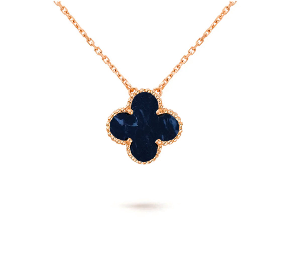 [KELA]15MM CLOVER FLOWER PENDANT NECKLACE COLLECTION
