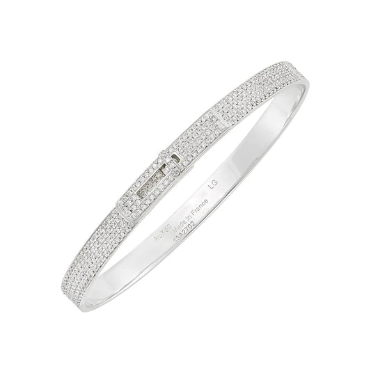 [KELA]HM KELLY BRACELET IN SILVER AND FULL PAVE DIAMOND