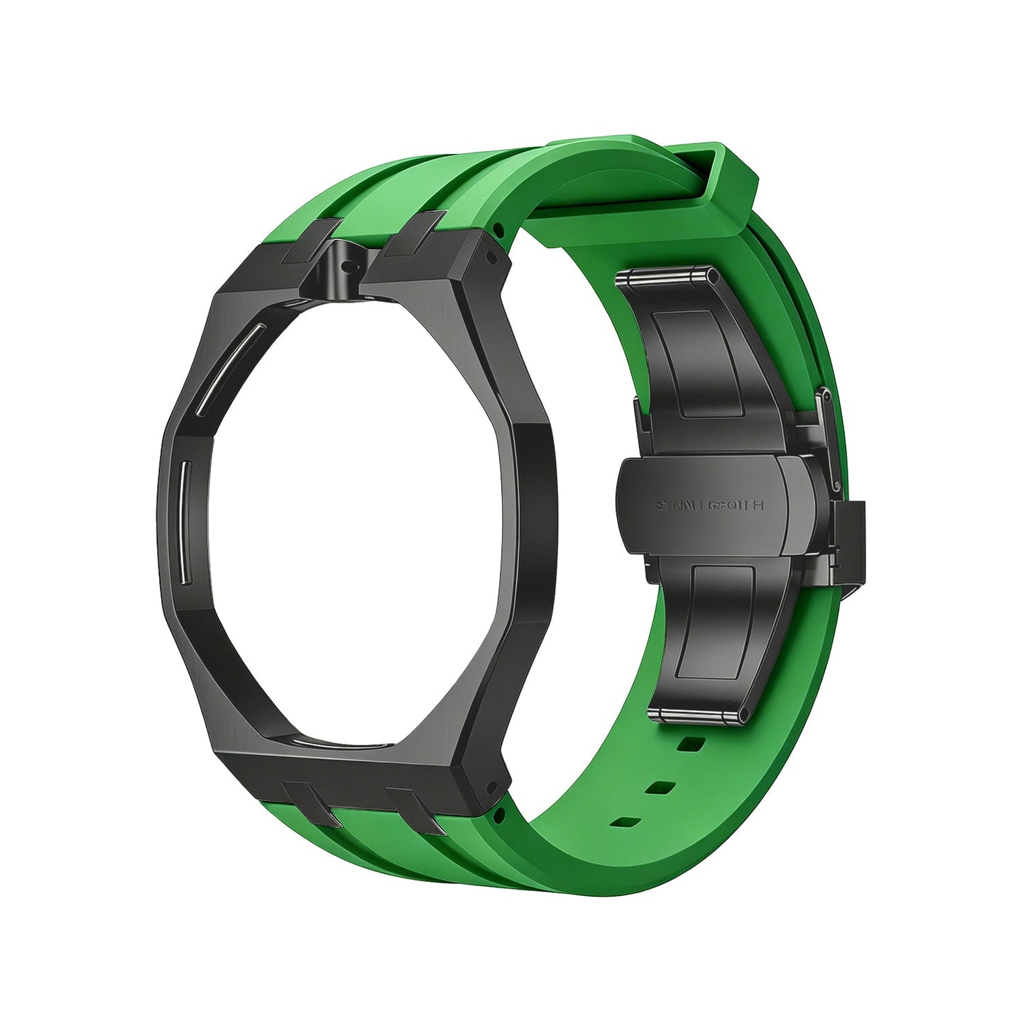 [KELA]OAK POP BLACK STEEL CASE & SILICONE STRAP