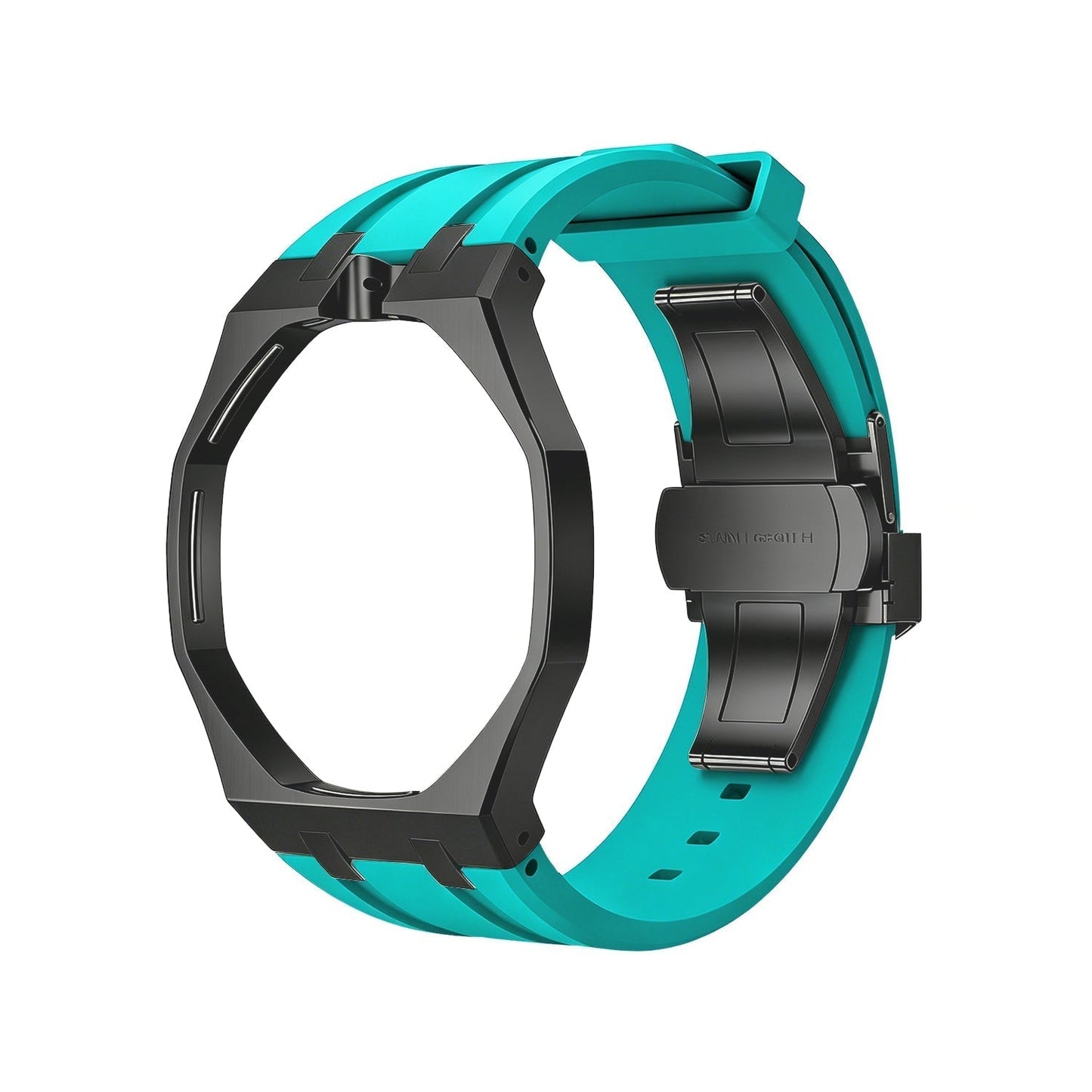 [KELA]OAK POP BLACK STEEL CASE & SILICONE STRAP