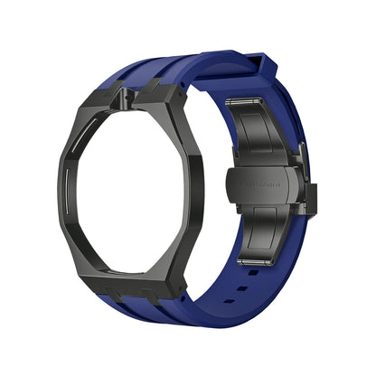 [KELA]OAK POP BLACK STEEL CASE & SILICONE STRAP