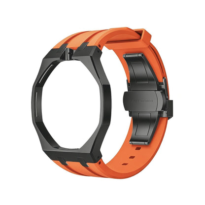 [KELA]OAK POP BLACK STEEL CASE & SILICONE STRAP