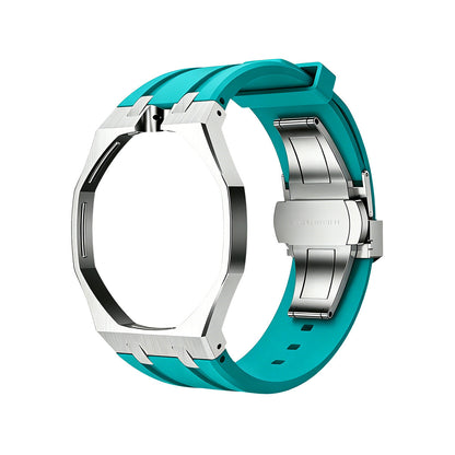 [KELA]OAK POP SKY BLUE STEEL SILICONE STRAP