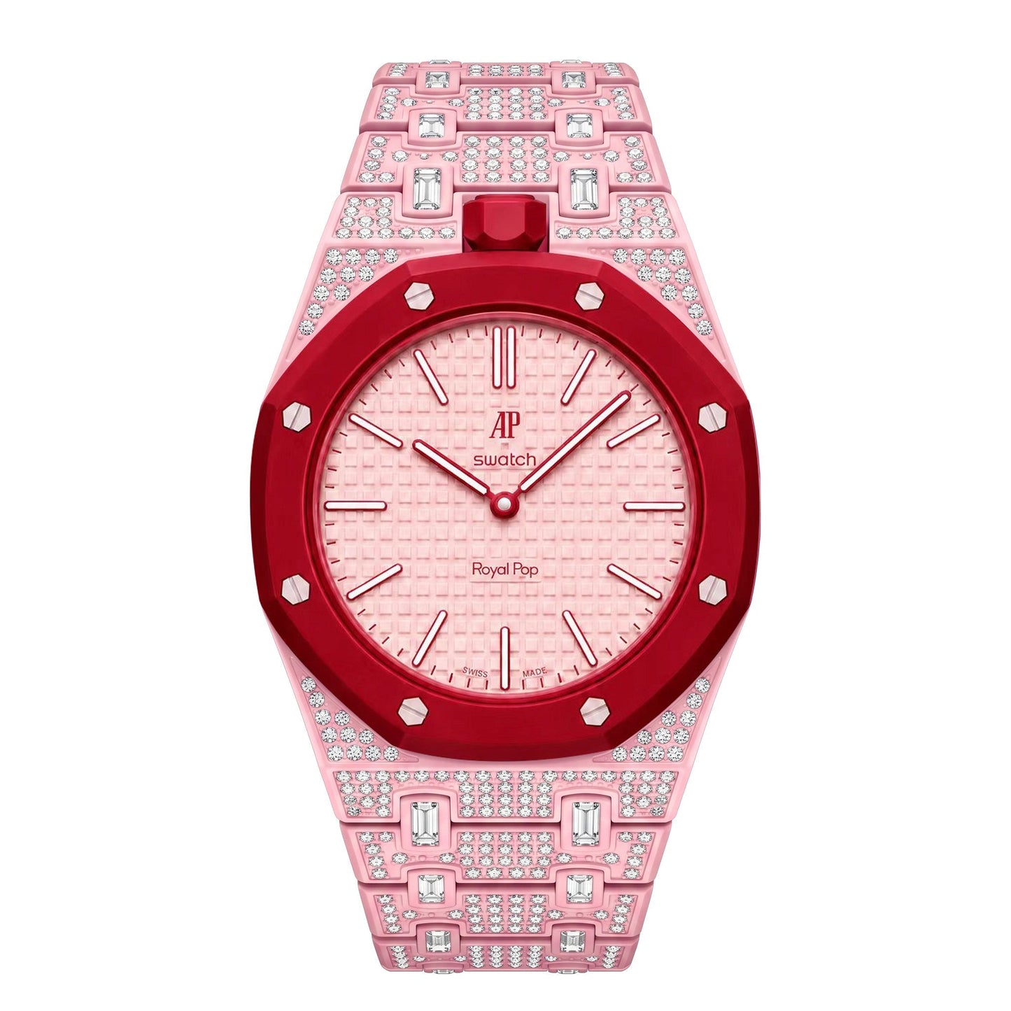 [KELA]Royal Oak Pop Exclusive Bioceramic Case & Bioceramic Strap Full Diamond
