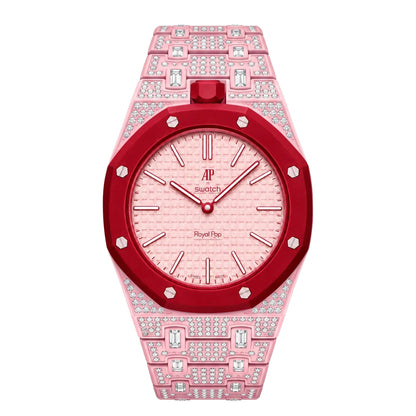 [KELA]Royal Oak Pop Exclusive Bioceramic Case & Bioceramic Strap Full Diamond