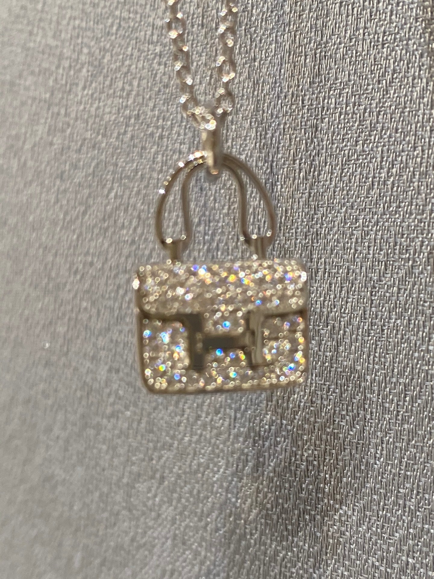 [KELA]CONSTANCE PEDANT DIAMOND NECKLACE