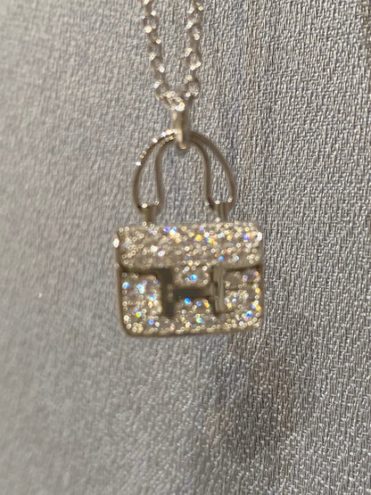 [KELA]CONSTANCE PEDANT DIAMOND NECKLACE