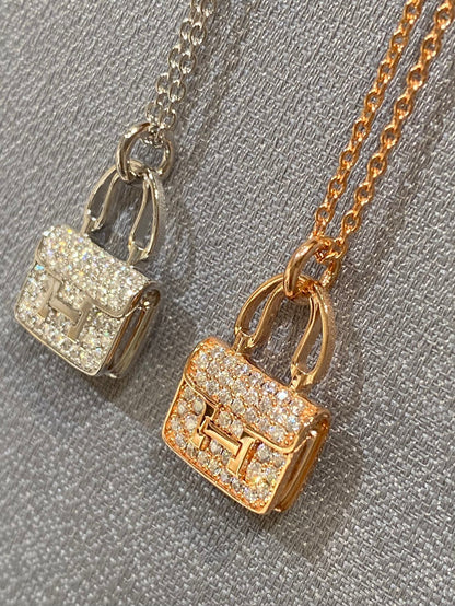 [KELA]CONSTANCE PEDANT DIAMOND NECKLACE
