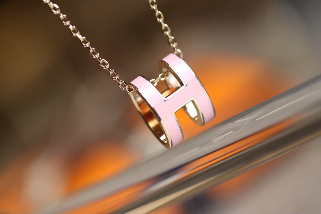 [KELA]POP H PEDANT ROSE GOLD
