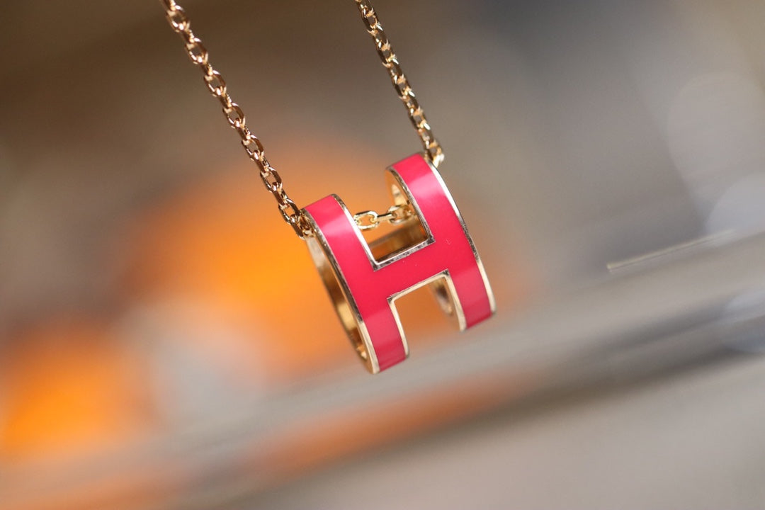 [KELA]POP H PEDANT ROSE GOLD