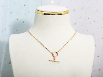 [KELA]ECHAPPEE NECKLACE ROSE GOLD