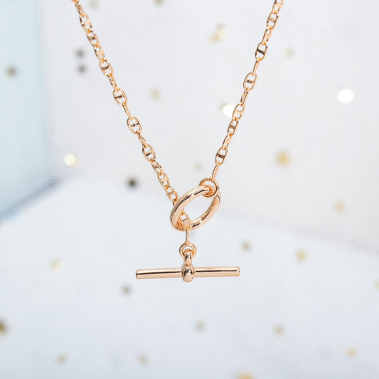 [KELA]ECHAPPEE NECKLACE ROSE GOLD