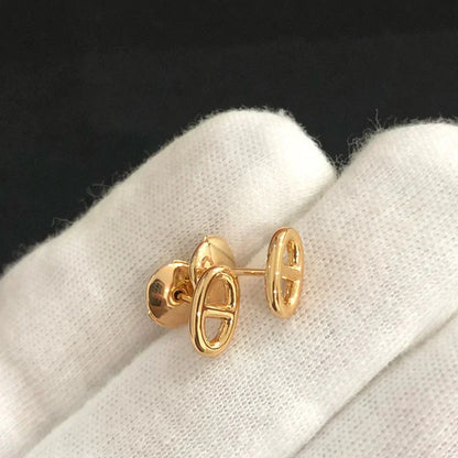 [KELA]CHAINE SMALL EARRINGS GOLD AND SILVER