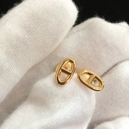 [KELA]CHAINE SMALL EARRINGS GOLD AND SILVER