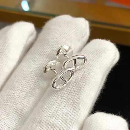 [KELA]CHAINE SMALL EARRINGS GOLD AND SILVER