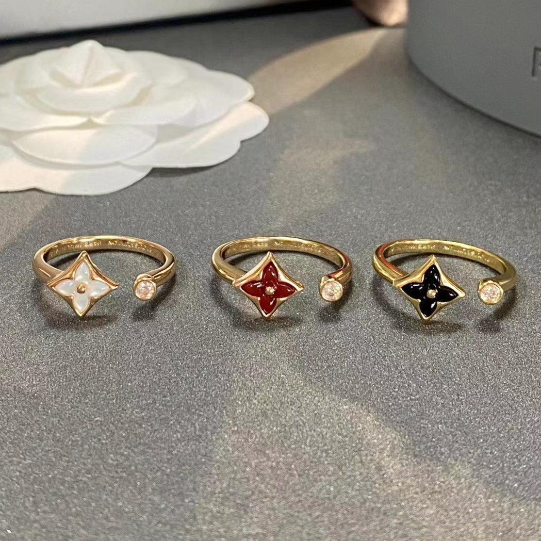 [KELA]STAR 1 DIAMOND OPEN RING