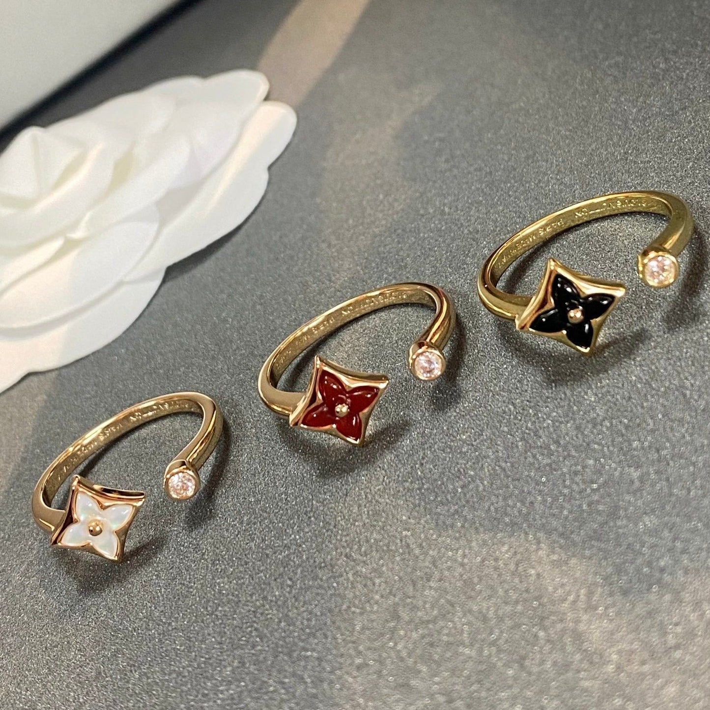 [KELA]STAR 1 DIAMOND OPEN RING